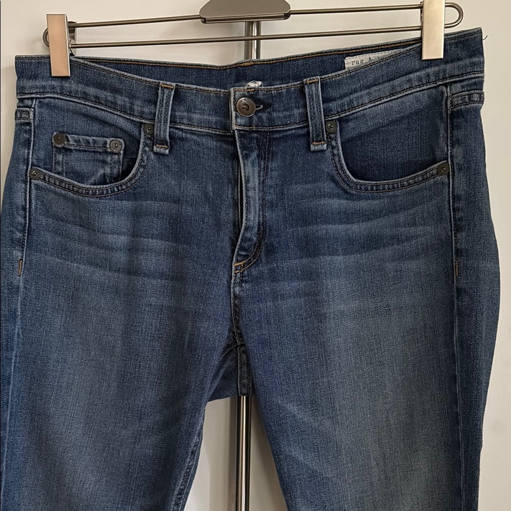 Rag & Bone Capri Raw Edge Skinny Jeans